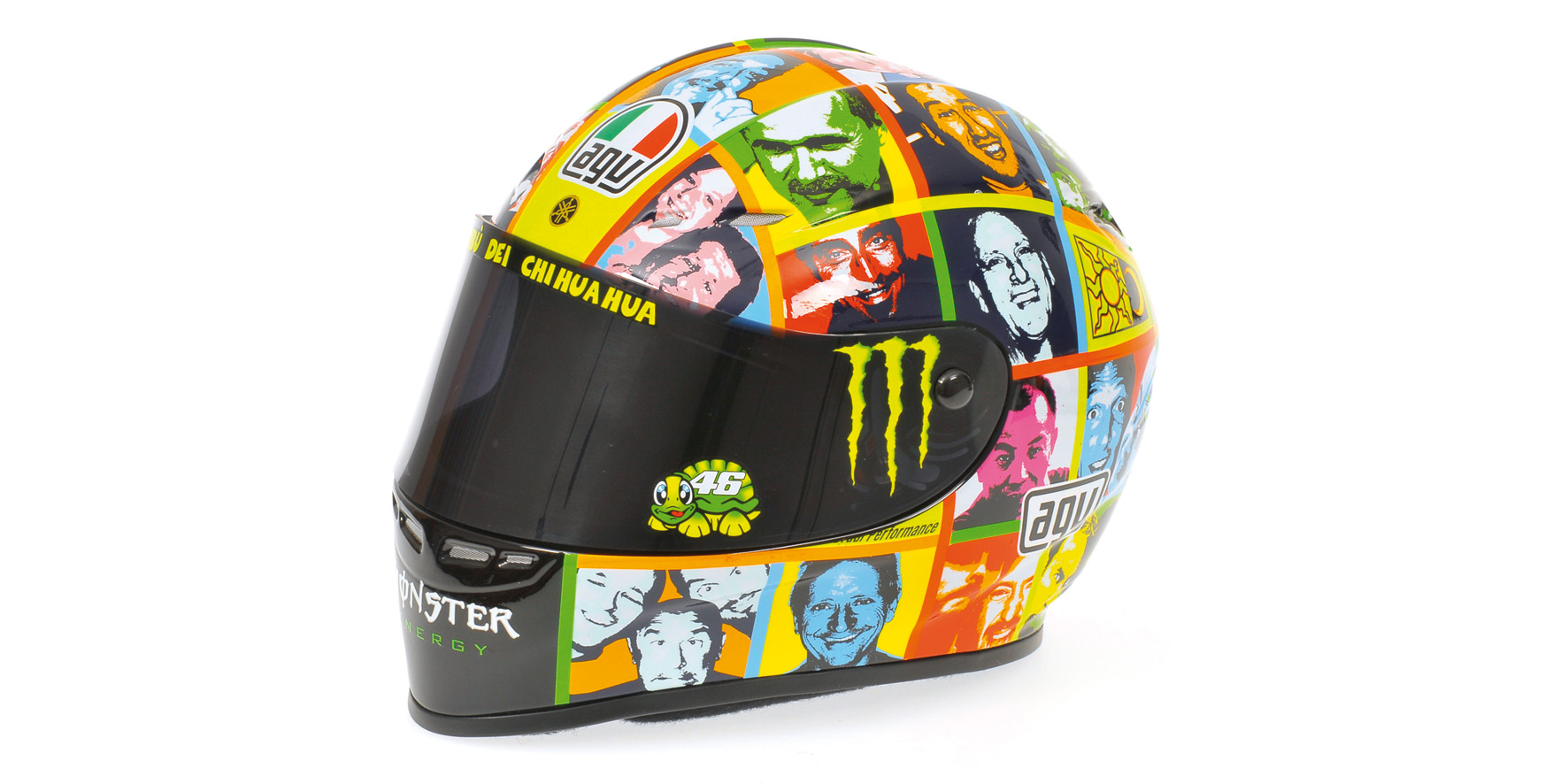 AGV HELMET - VALENTINO ROSSI - MOTOGP LAGUNA SECA - 2010