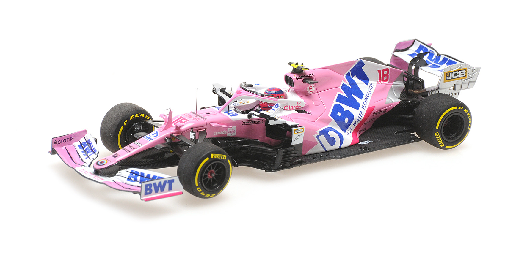 BWT RACING POINT F1 TEAM MERCEDES RP20 - LANCE STROLL - 3RD PLACE SAKHIR GP 2020