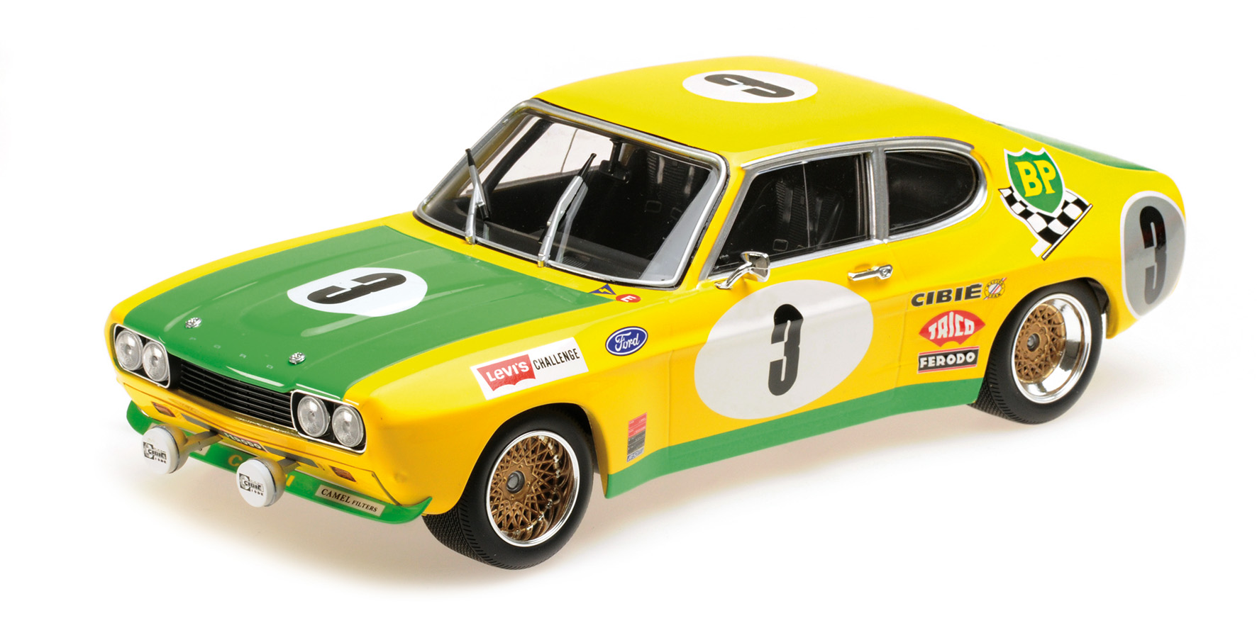 FORD RS 2600 - FORD BP RACING TEAM - BIRREL/BOURGOIGNIE - 2ND PLACE 24H SPA 1972