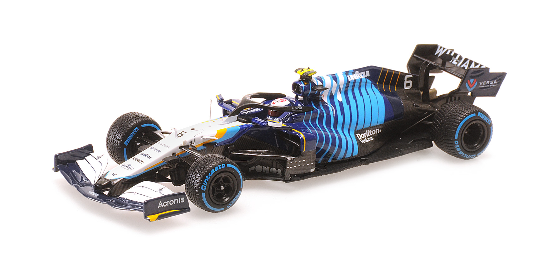 WILLIAMS RACING MERCEDES FW43B - NICHOLAS LATIFI - BELGIAN GP 2021