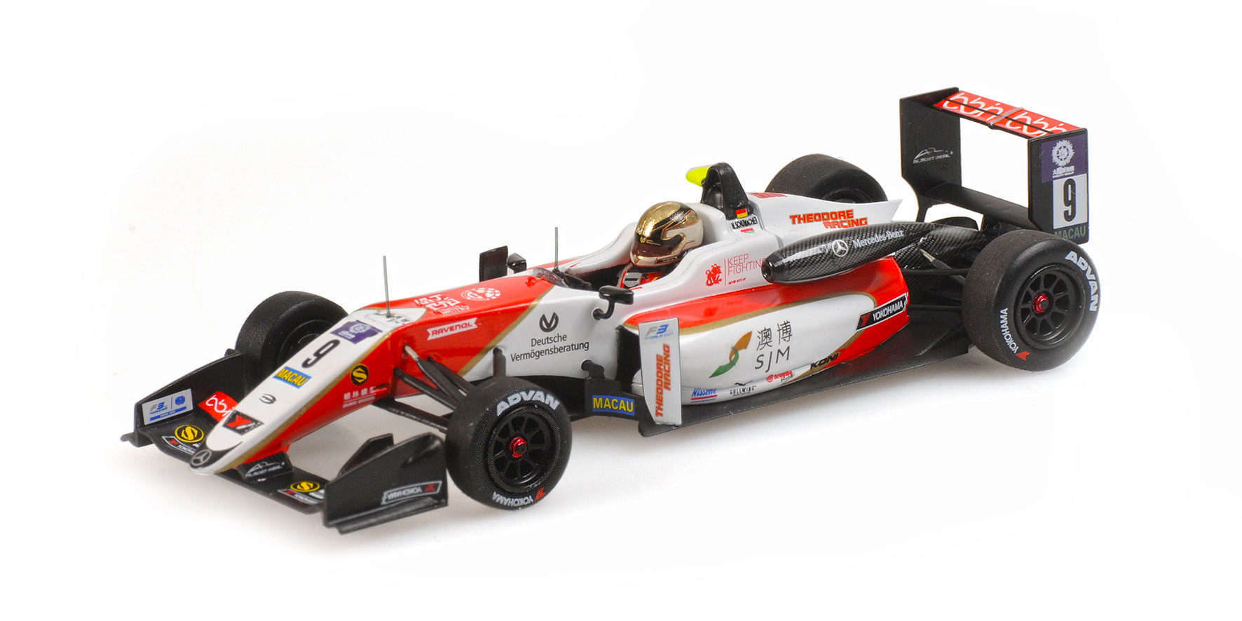 DALLARA MERCEDES F317 - PREMA THEODORE RACING - MICK SCHUMACHER - MACAU GP 2018