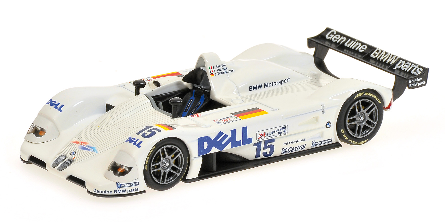 BMW V12 LMR - MARTINI/DALMAS/WINKELHOCK - WINNERS - TEAM BMW MOTORSPORT - 24H LE MANS 1999