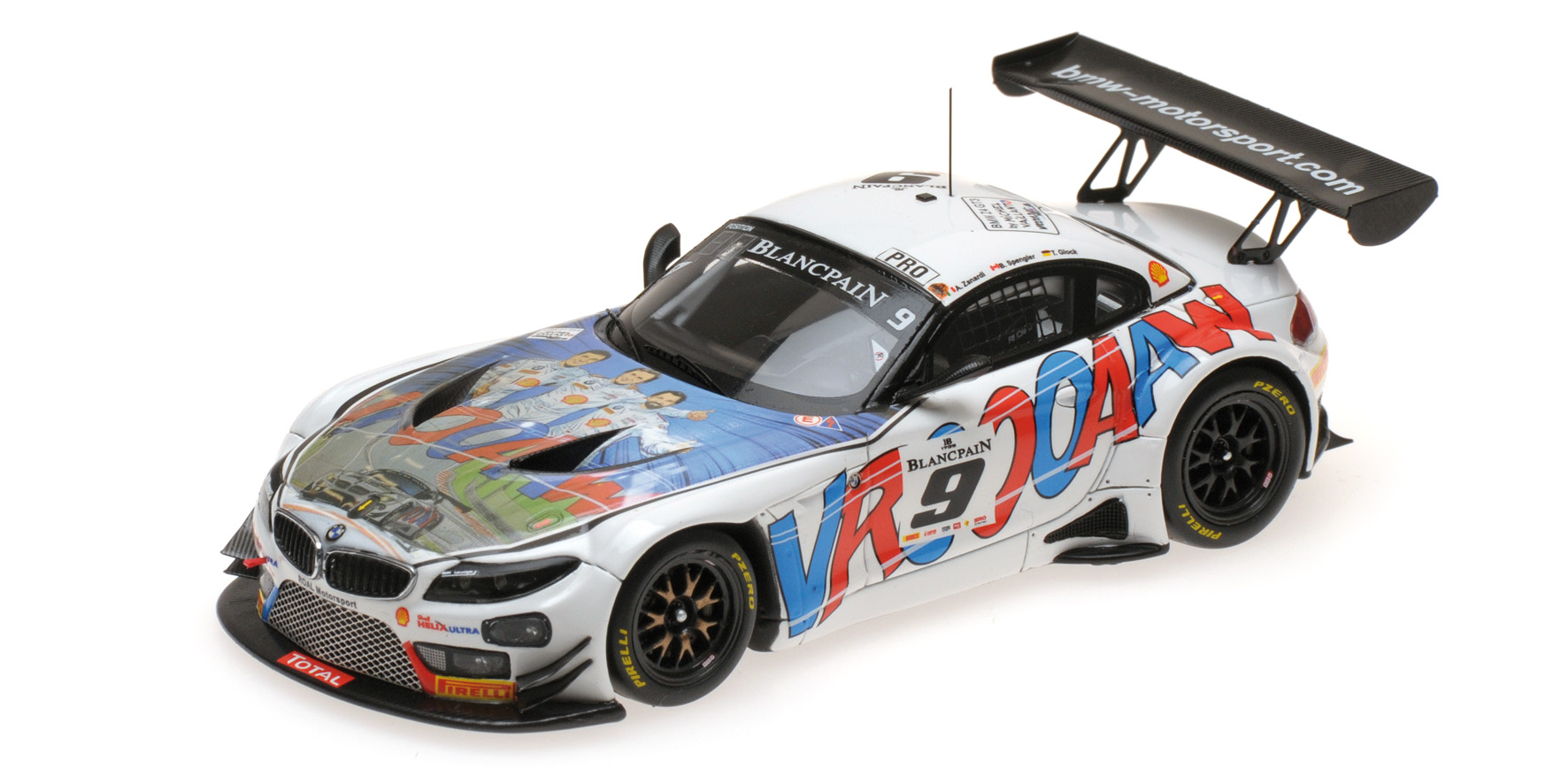 BMW Z4 GT3 - ROAL MOTORSPORT - ZANARDI/GLOCK/SPENGLER - 24H SPA 2015