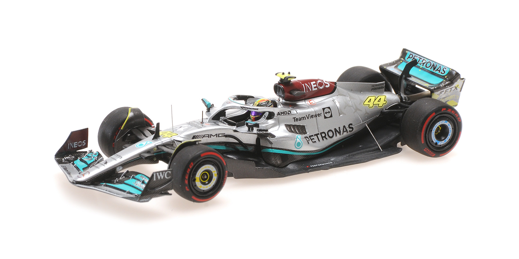 MERCEDES-AMG PETRONAS FORMULA ONE TEAM F1 W13 E PERFORMANCE - L. HAMILTON - 3RD BRITISH GP 2022