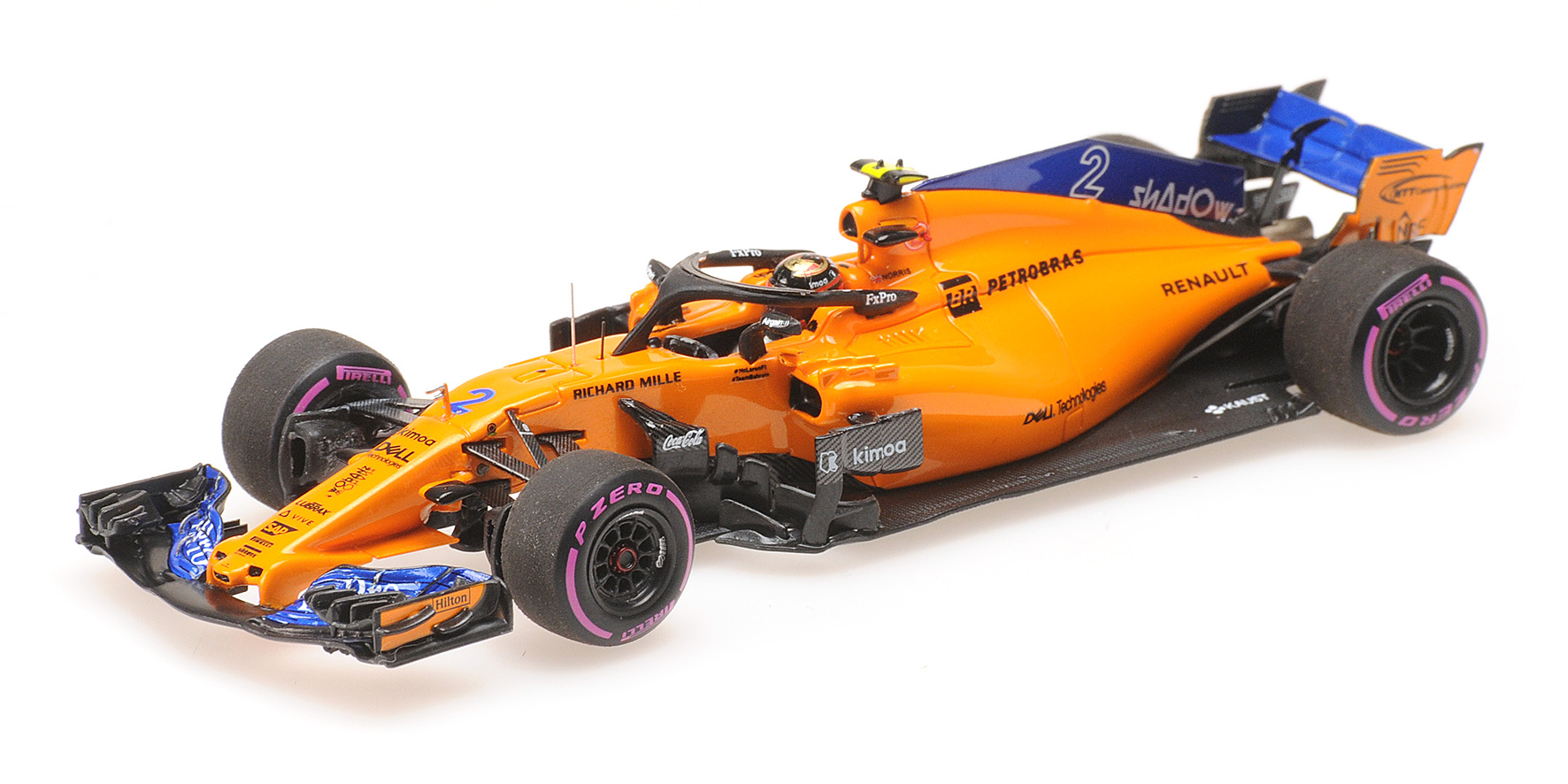 MCLAREN RENAULT MCL33 - STOFFEL VANDOORNE - LAST F1 RACE ABU DHABI GP 2018