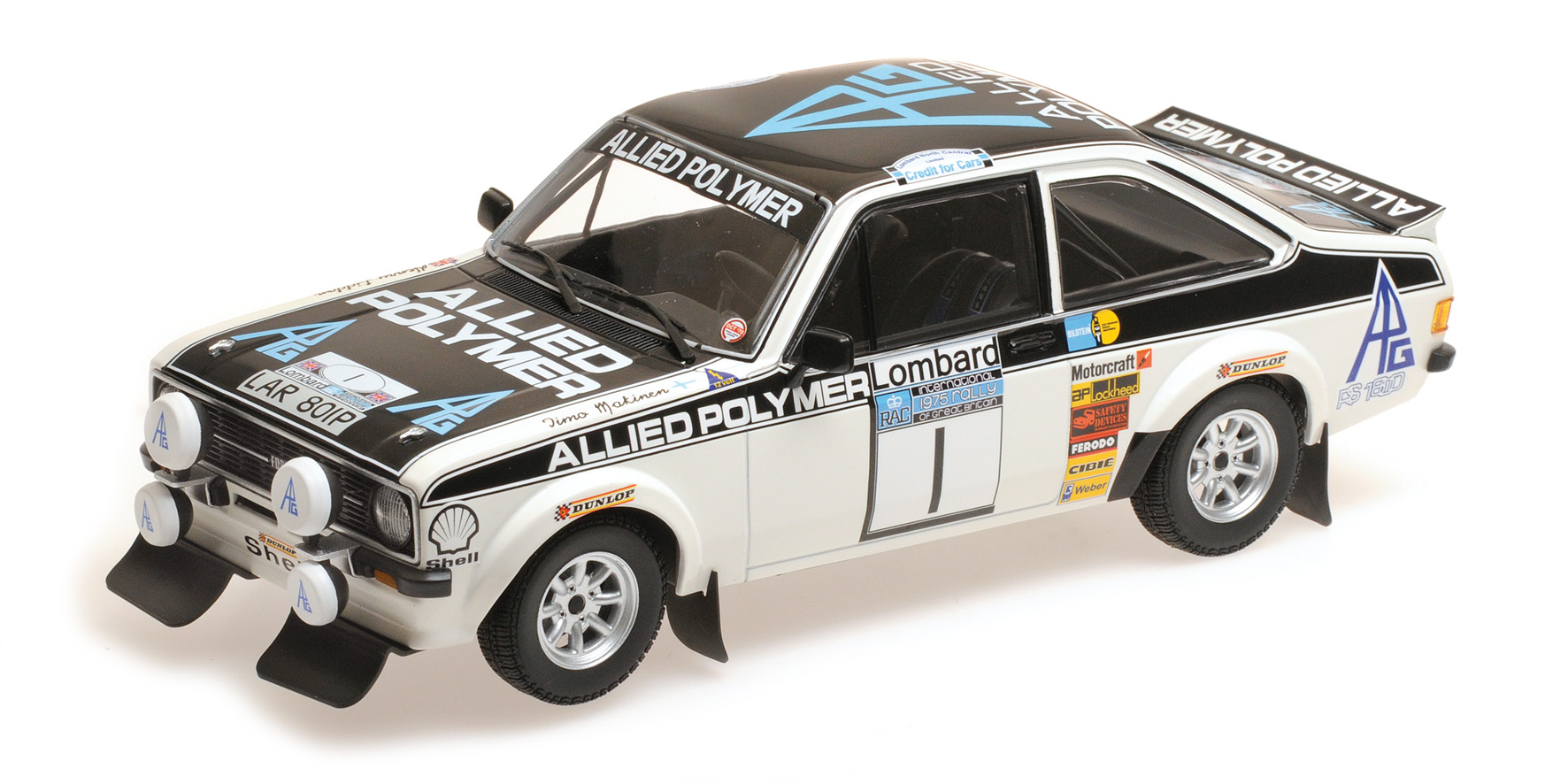 FORD RS 1800 - ALLIED POLYMER GROUP - MÄKINEN/LIDDON - WINNERS LOMBARD RAC RALLY 1975