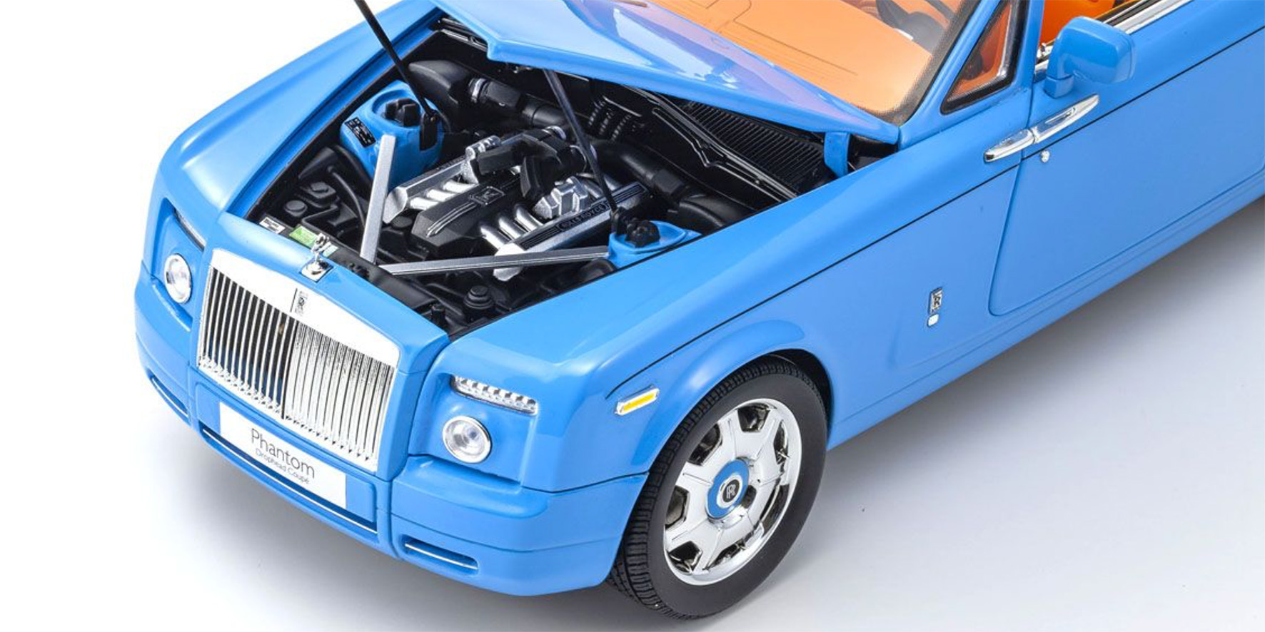 ROLLS ROYCE PHANTOM DROPHEAD COUPE - LIGHT BLUE (08871BL)