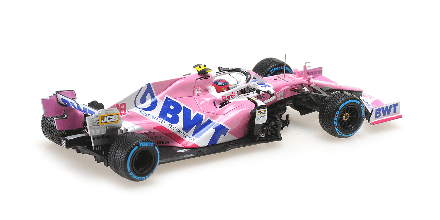 BWT RACING POINT F1 TEAM MERCEDES RP20 - LANCE STROLL - 1ST POLE TURKISH GP 2020