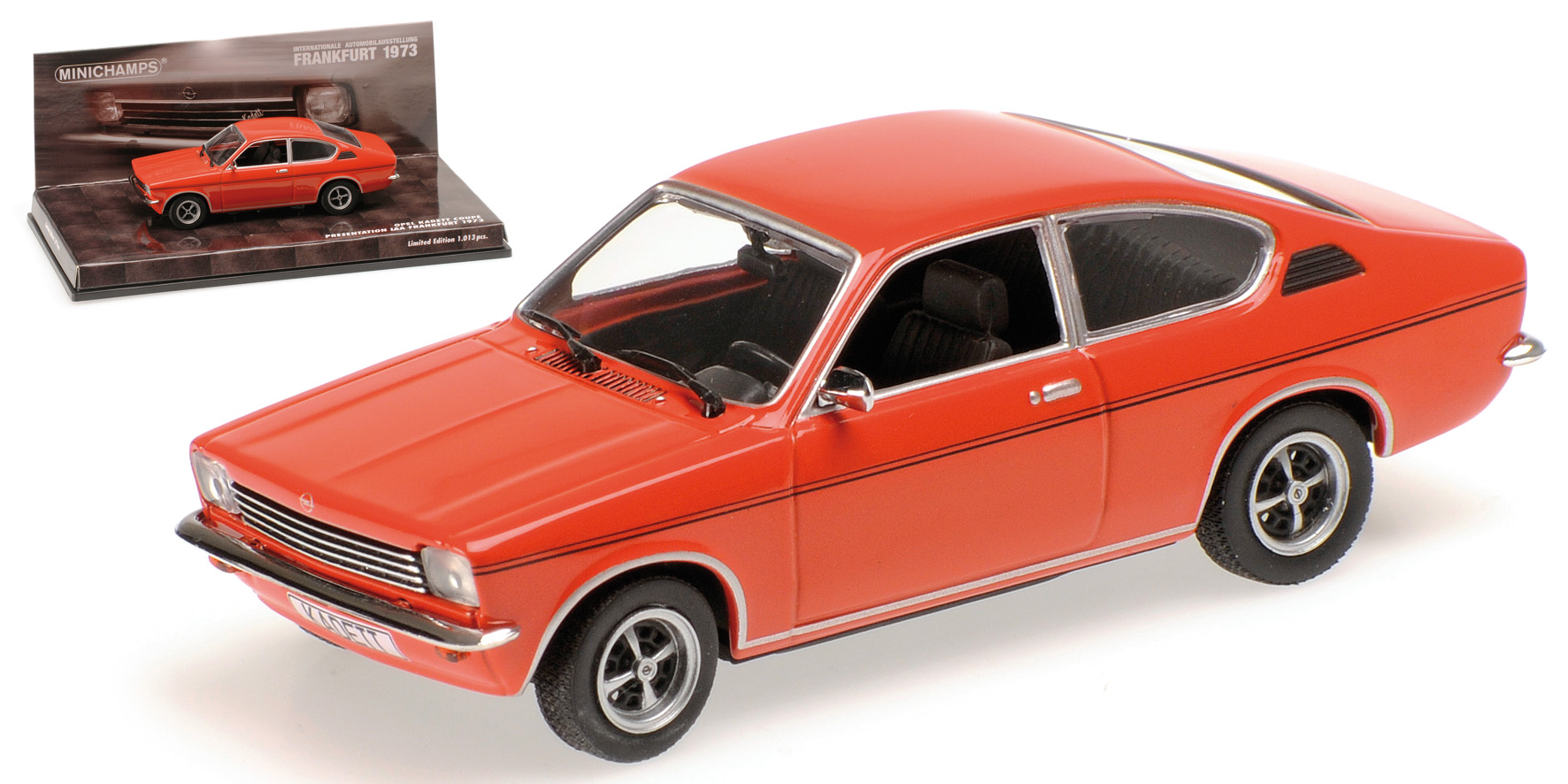 OPEL KADETT C '40 JAHRE OPEL KADETT C' - RED - 'PRÄSENTATION IAA 1973'