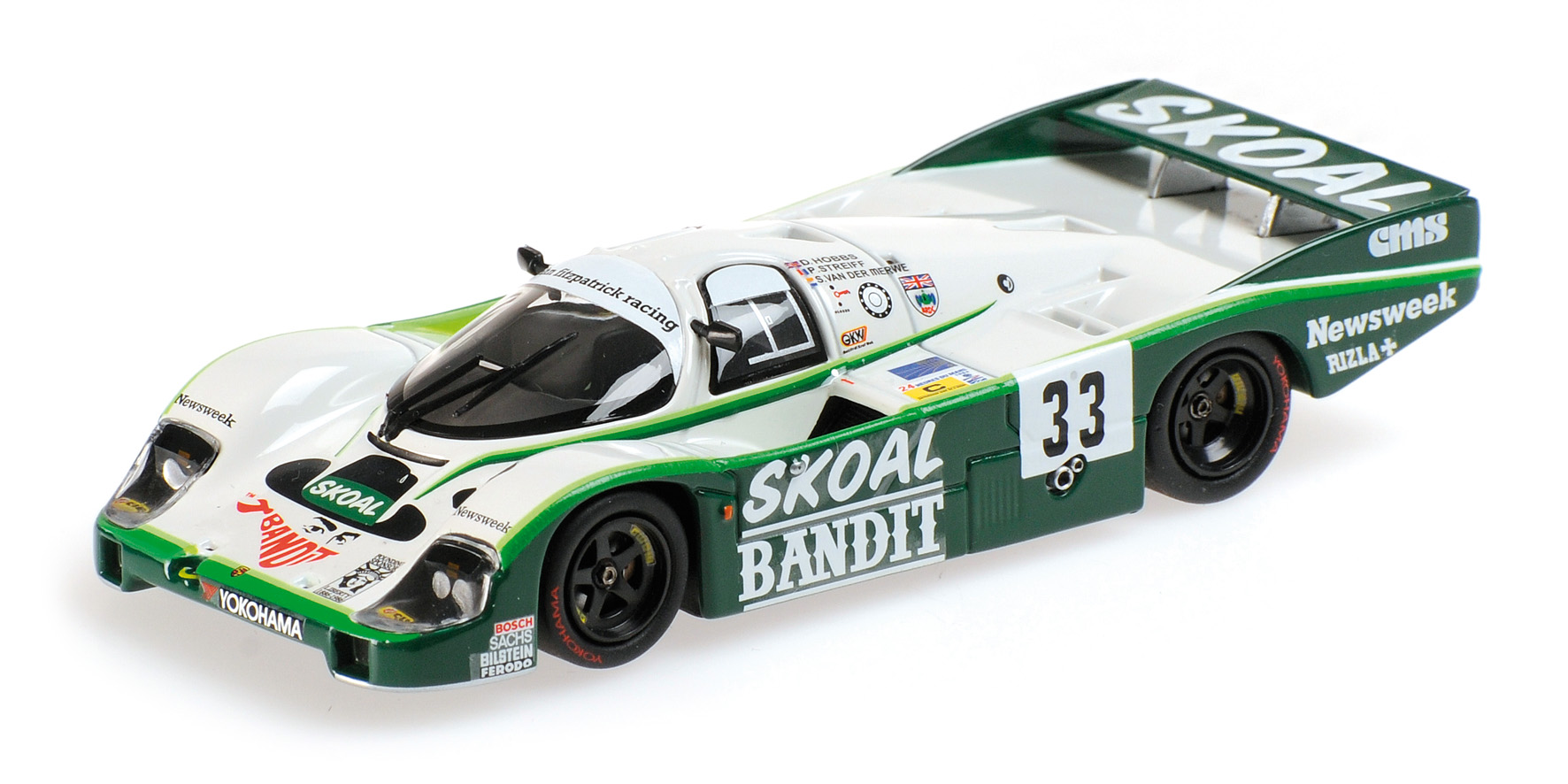 PORSCHE 956 'SKOAL' - JOHN FITZPATRICK RACING - HOBBS/MERWE/STREIFF - 24H LE MANS 1984