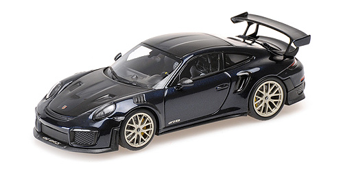 PORSCHE 911 (991.2) GT2RS - 2018 - BLUE METALLIC (WEISSACHPAKET) - EXCL. MINICHAMPS - PL4YERONE