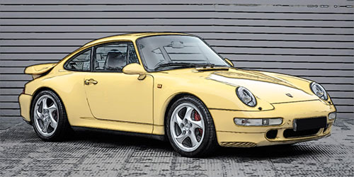 PORSCHE 911 (993) TURBO - 1995 - YELLOW