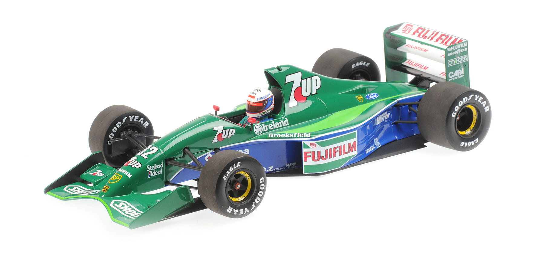 JORDAN FORD 191 - BERTRAND GACHOT - 6TH PLACE BRITISH GP 1991