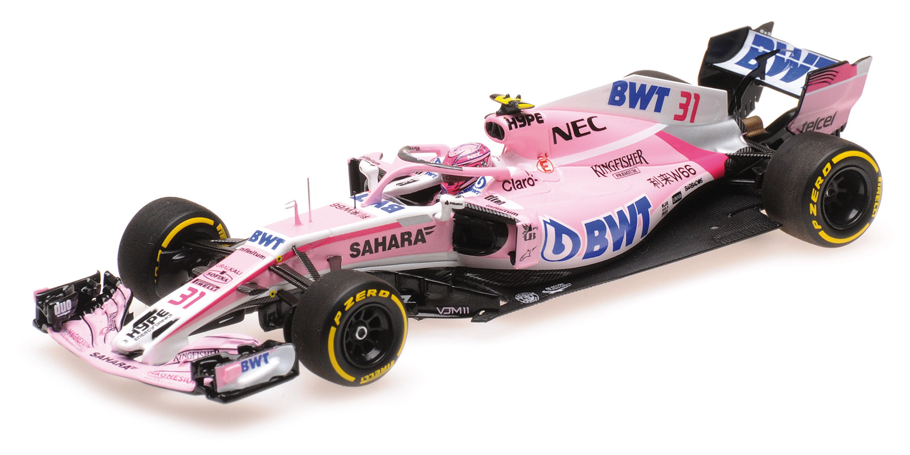 SAHARA FORCE INDIA F1 TEAM - ESTEBAN OCON - SHOWCAR 2018