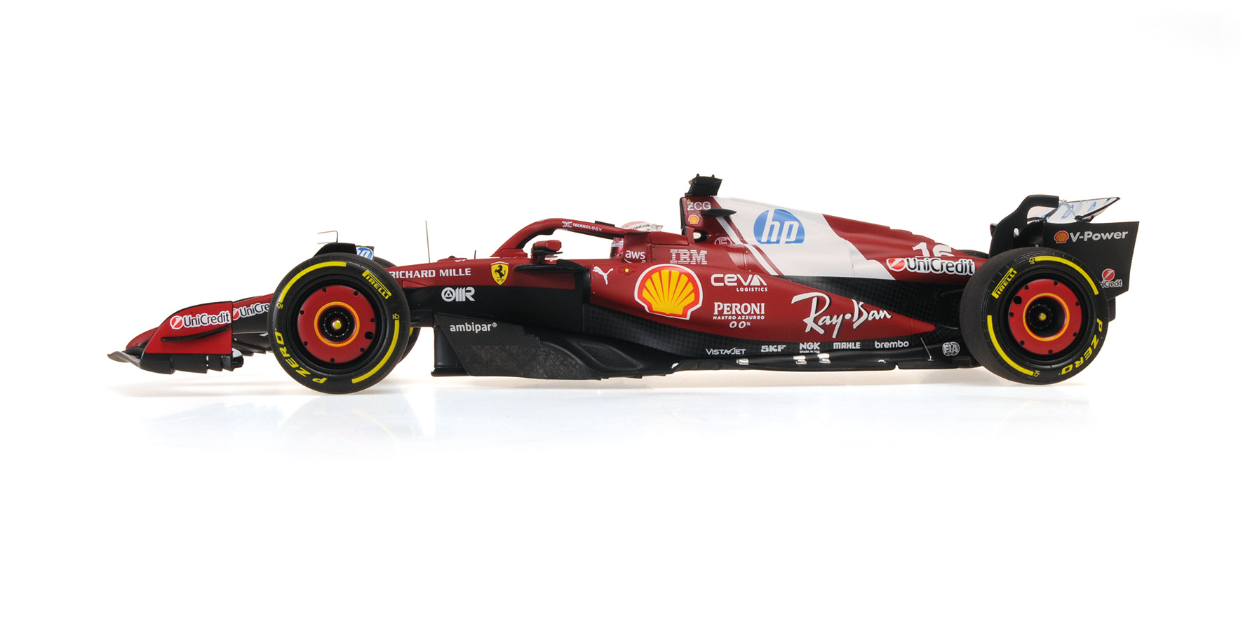 FERRARI SF-25 - CHARLES LECLERC - SPRINT RACE CHINA GP 2025 W/DRIVER FIGURINE