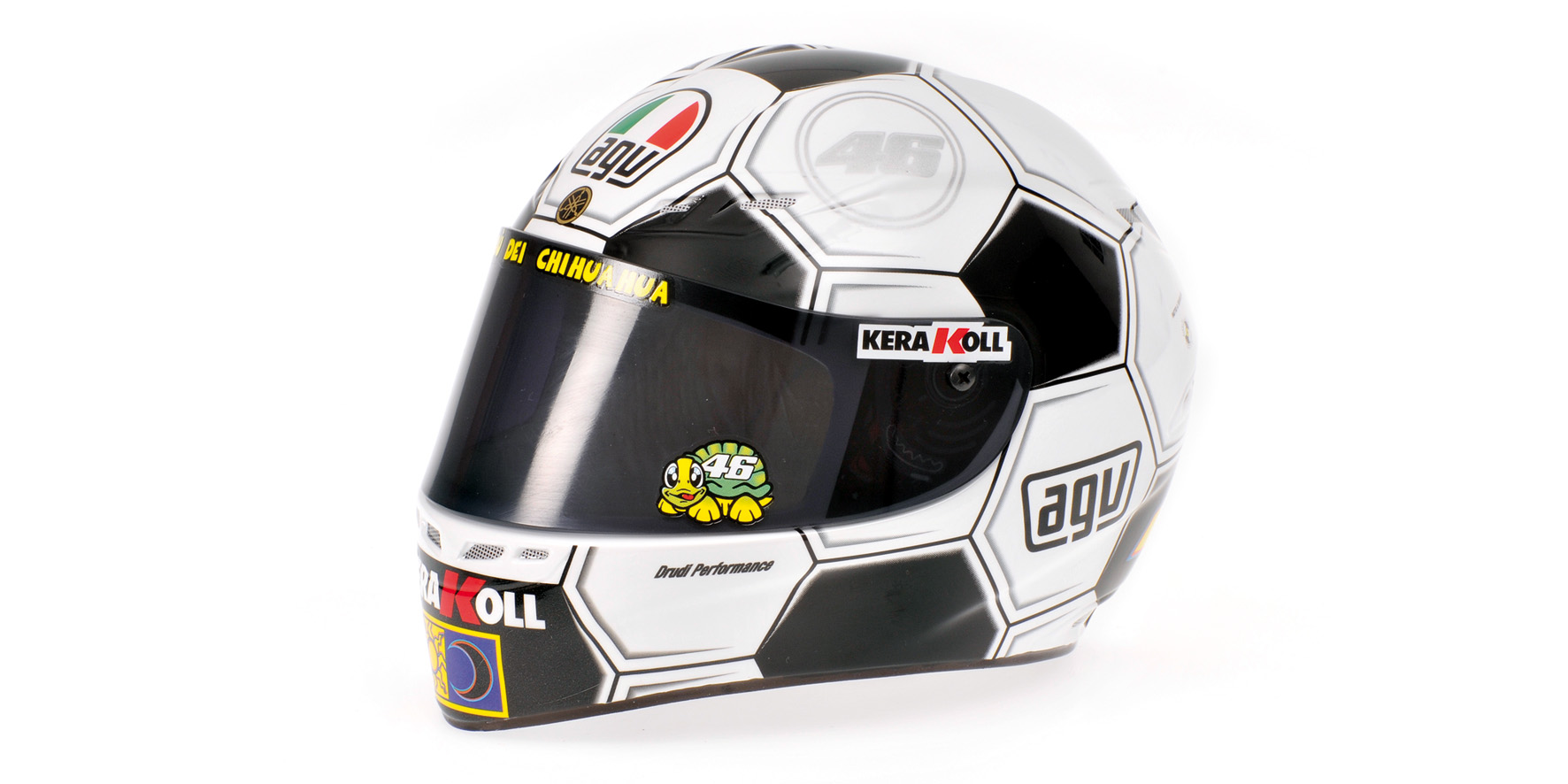 AGV HELMET - VALENTINO ROSSI - MOTOGP BARCELONA - 2008