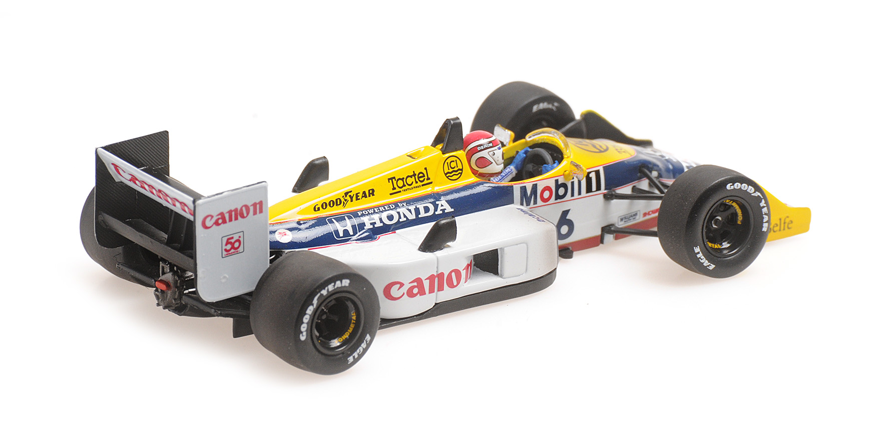 WILLIAMS HONDA FW11B - NELSON PIQUET - WORLD CHAMPION 1987 - DIRTY VERSION