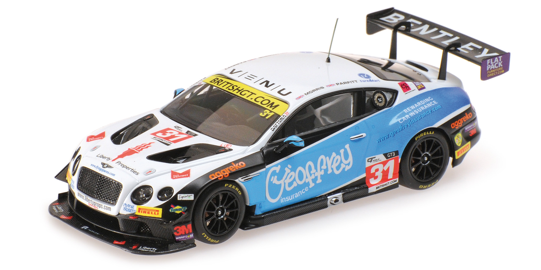 BENTLEY GT3 TEAM PARKER RACING BRITISH GT CHAMPIONSHIP - 2016 #31