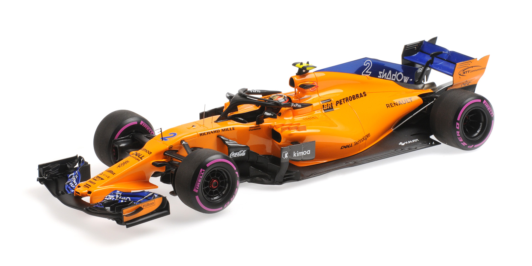 MCLAREN RENAULT MCL33 - STOFFEL VANDOORNE - LAST F1 RACE ABU DHABI GP 2018