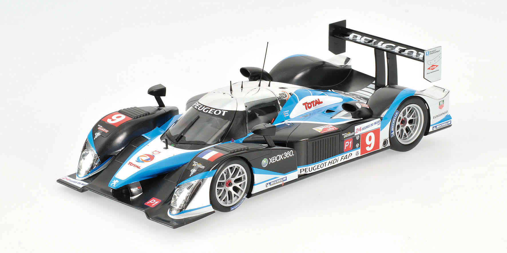 PEUGEOT 908 HDI FAP - TEAM PEUGEOT SPORT TOTAL - GENE/WURZ/BRABHAM - WINNERS 24H LE MANS 2009