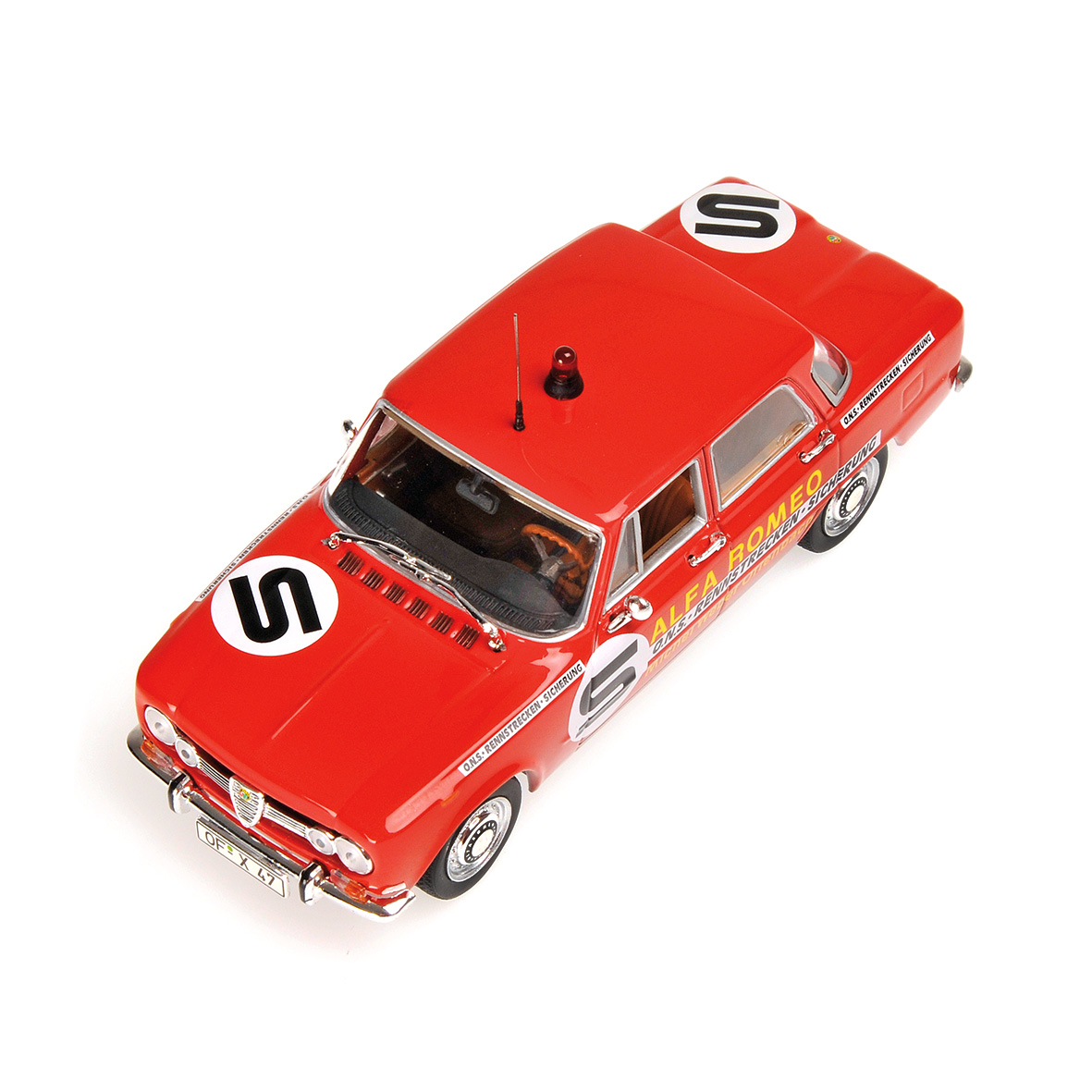 ALFA ROMEO GIULIA - ONS RENNSTRECKENSICHERUNG 1973
