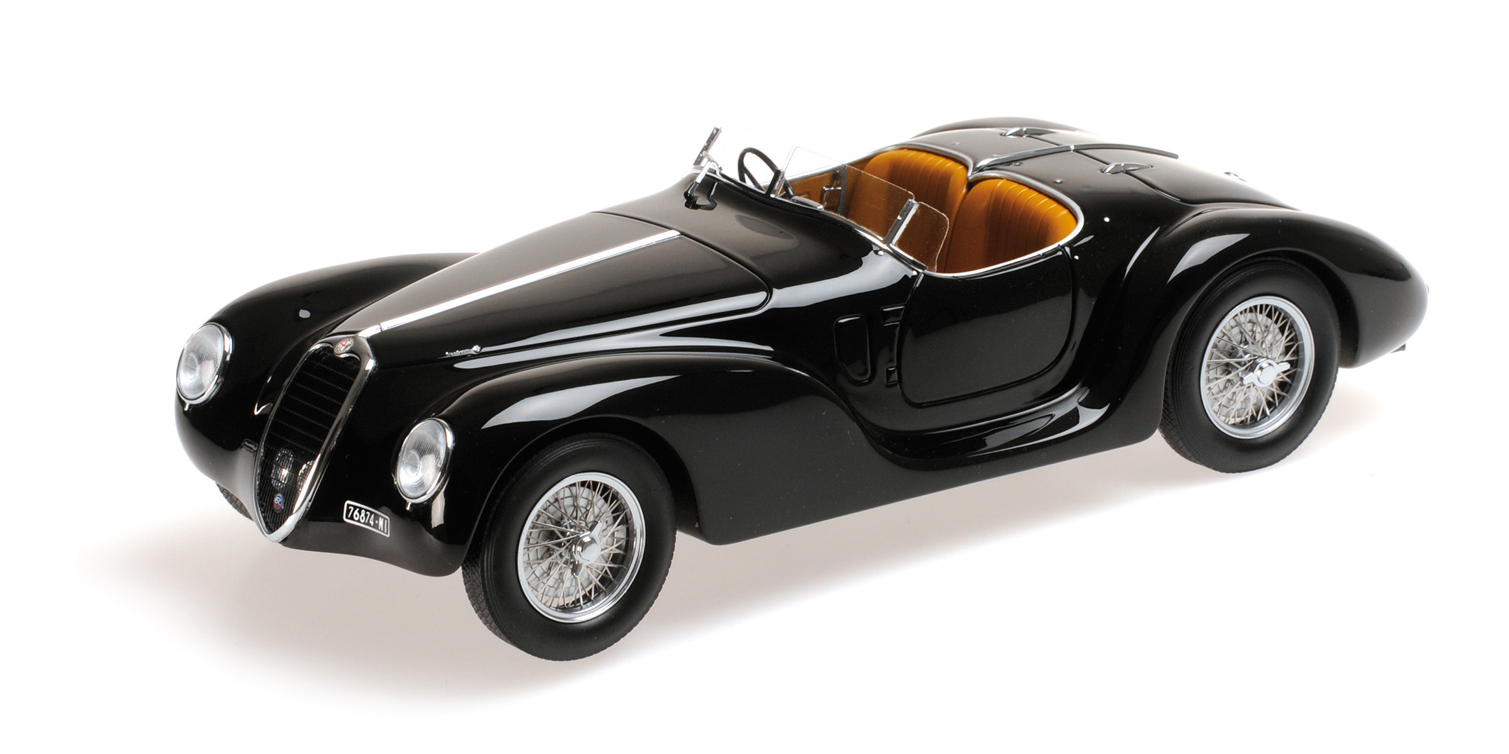 ALFA ROMEO 6C 2500 SS CORSA SPIDER - 1939 - BLACK