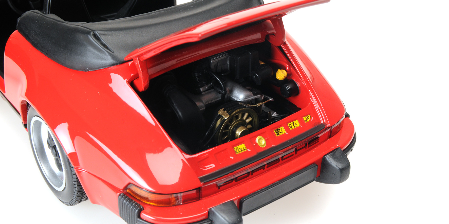 PORSCHE 911 CARRERA CABRIOLET 3.2 - 1983 - RED