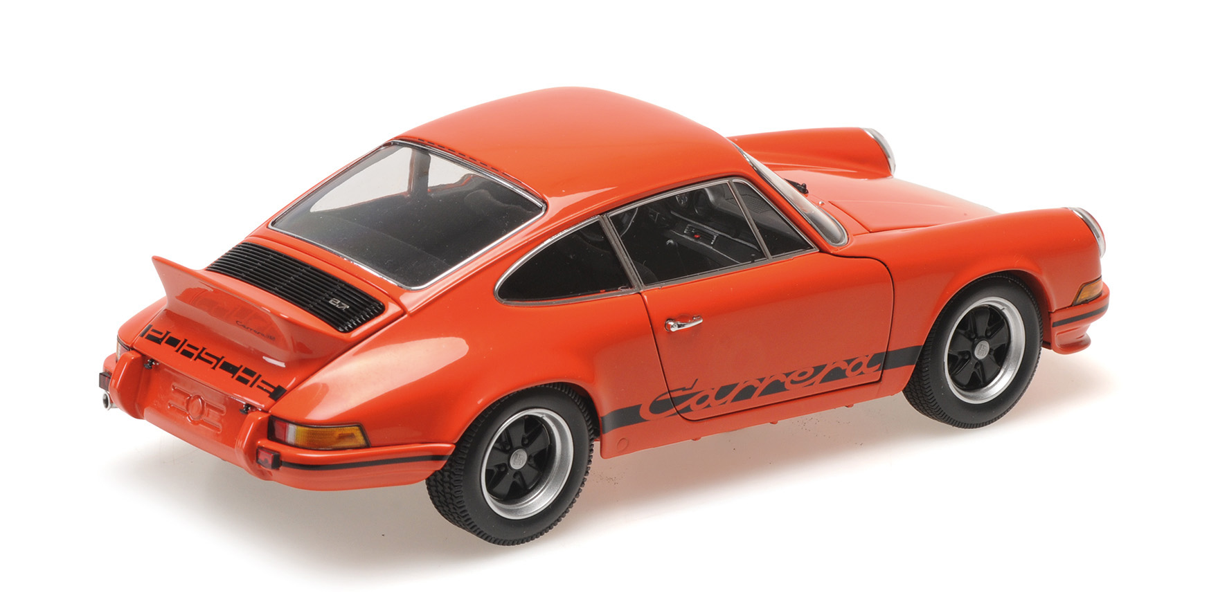 PORSCHE 911 CARRERA RS - 1972 - ORANGE W BLACK DECOR
