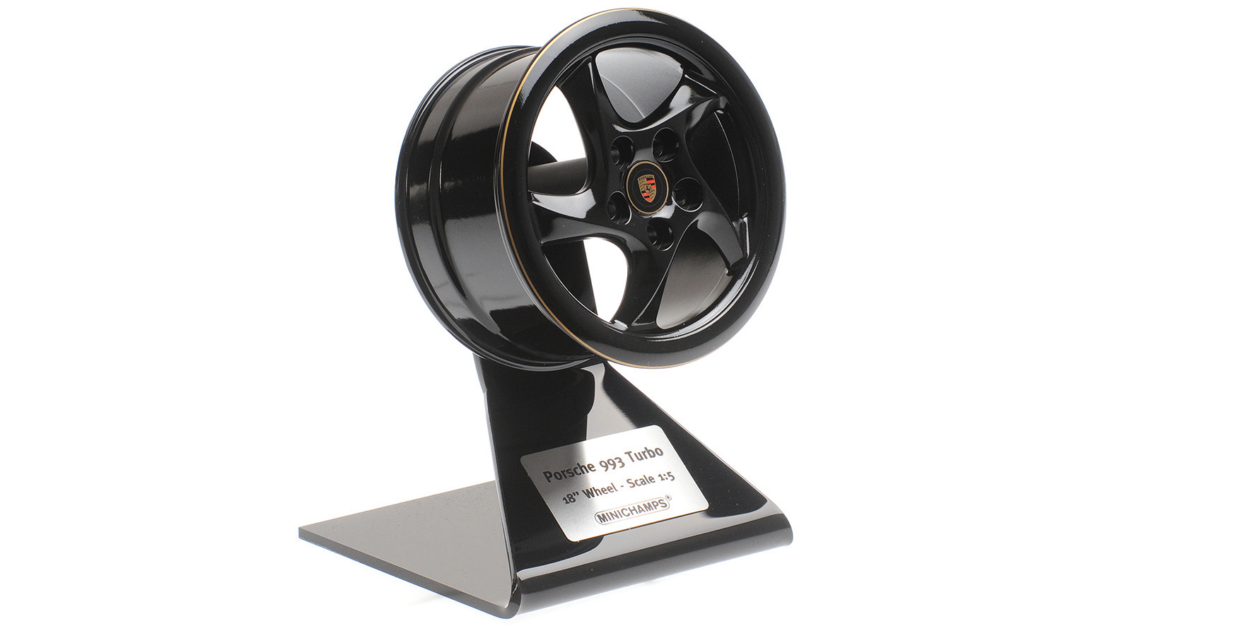 PORSCHE 993 TURBO WHEEL - 2019 - "PROJECT GOLD" - BLACK/GOLD