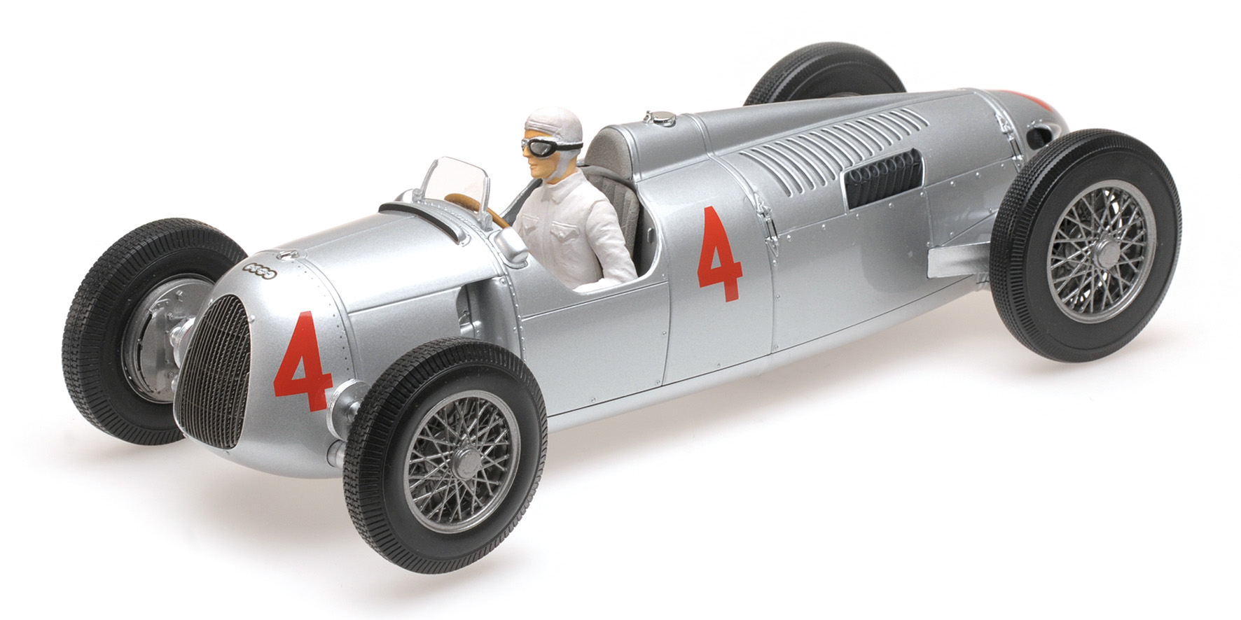 AUTO UNION TYP C - ACHILLE VARZI - 2ND PLACE GRAND PRIX AUTOMOBILE DE MONACO 1936