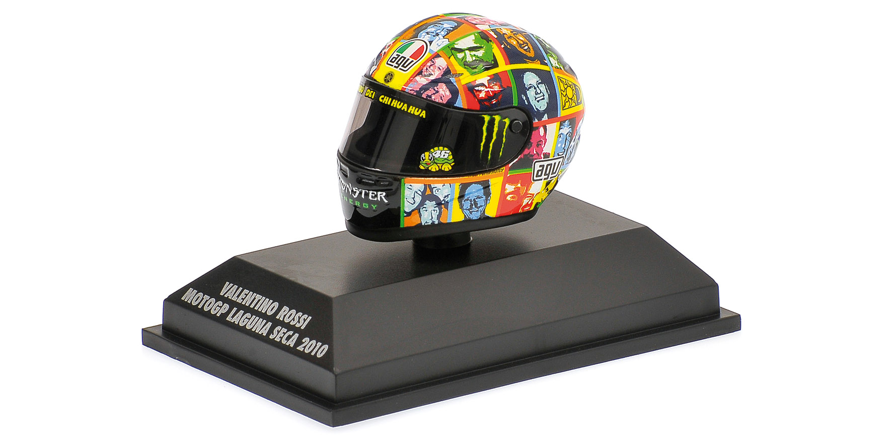AGV HELMET - VALENTINO ROSSI - MOTOGP LAGUNA SECA - 2010