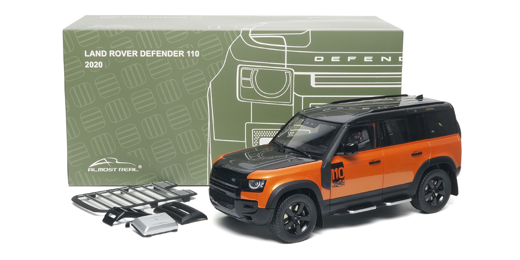 LAND ROVER DEFENDER 110 - 2020 - PHOENIX ORANGE/SANTORINI BLACK