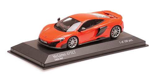 MCLAREN 675LT COUPÉ - 2015 - DELTA RED - EXCLUSIVE MINICHAMPS.DE