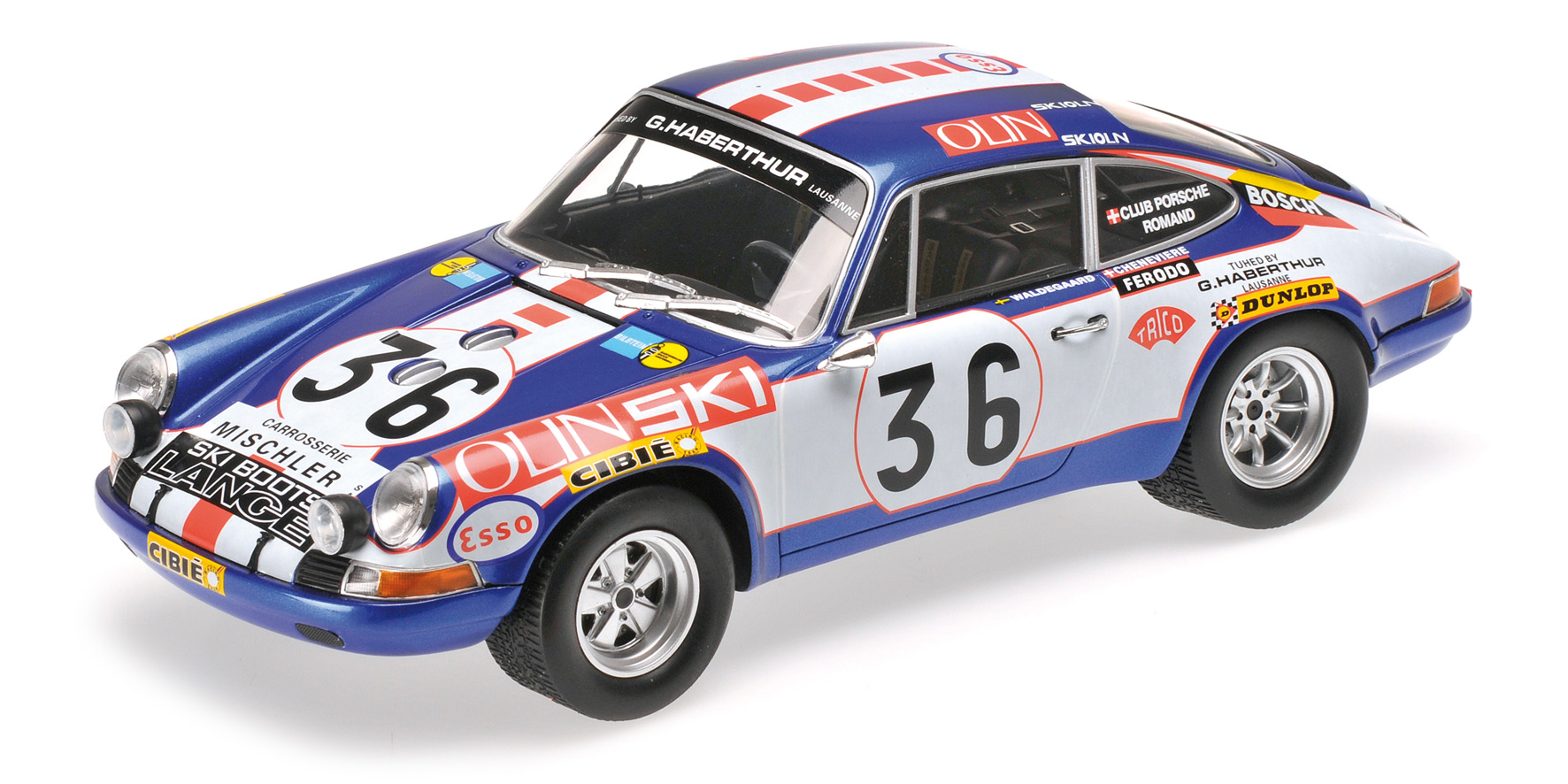 PORSCHE 911 S  - ÉCURIE JEAN SAGE - WALDEGARD/CHENEVIÈRE - 24H LE MANS 1971