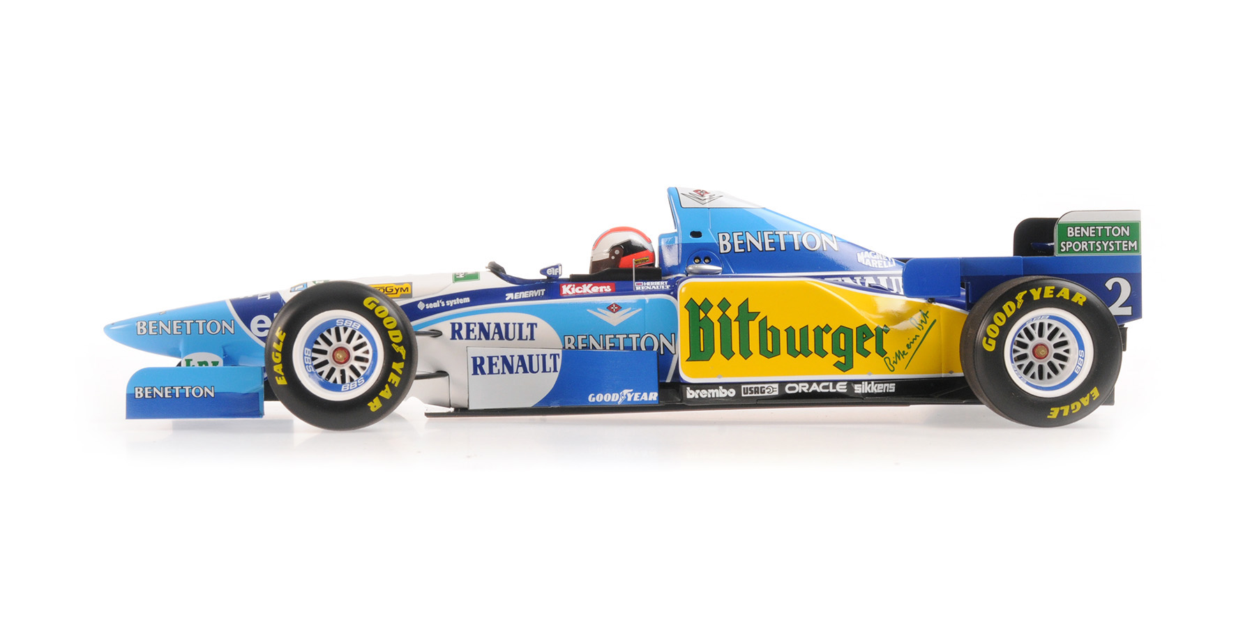 BENETTON RENAULT B195 - JOHNNY HERBERT - WINNER BRITISH GP 1995