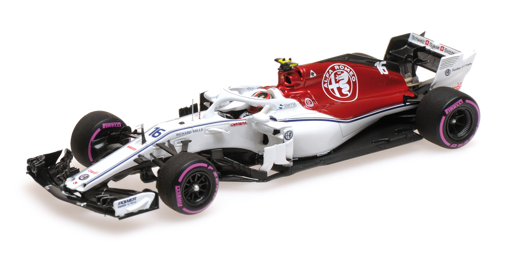 ALFA ROMEO SAUBER F1 TEAM FERRARI C37 - CHARLES LECLERC - 6TH PLACE GP AZERBAIJAN - 2018