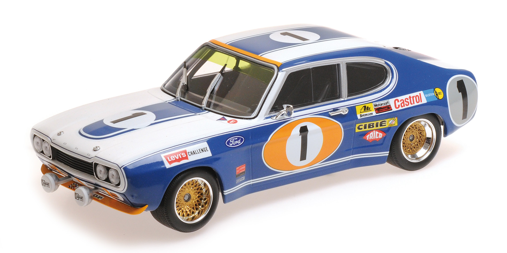 FORD RS 2600 - FORD KÖLN - GLEMSER/SOLER-ROIG - 3RD PLACE 24H SPA 1972