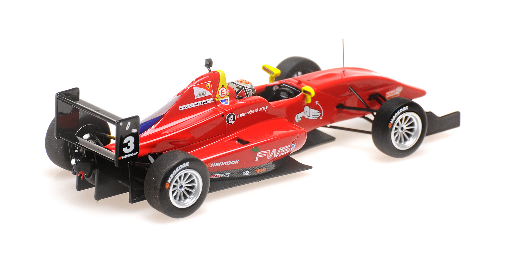 TATUUS FA010B - MAX VERSTAPPEN - 1ST SINGLE-SEATER-RACE FLORIDA 26.01.2014