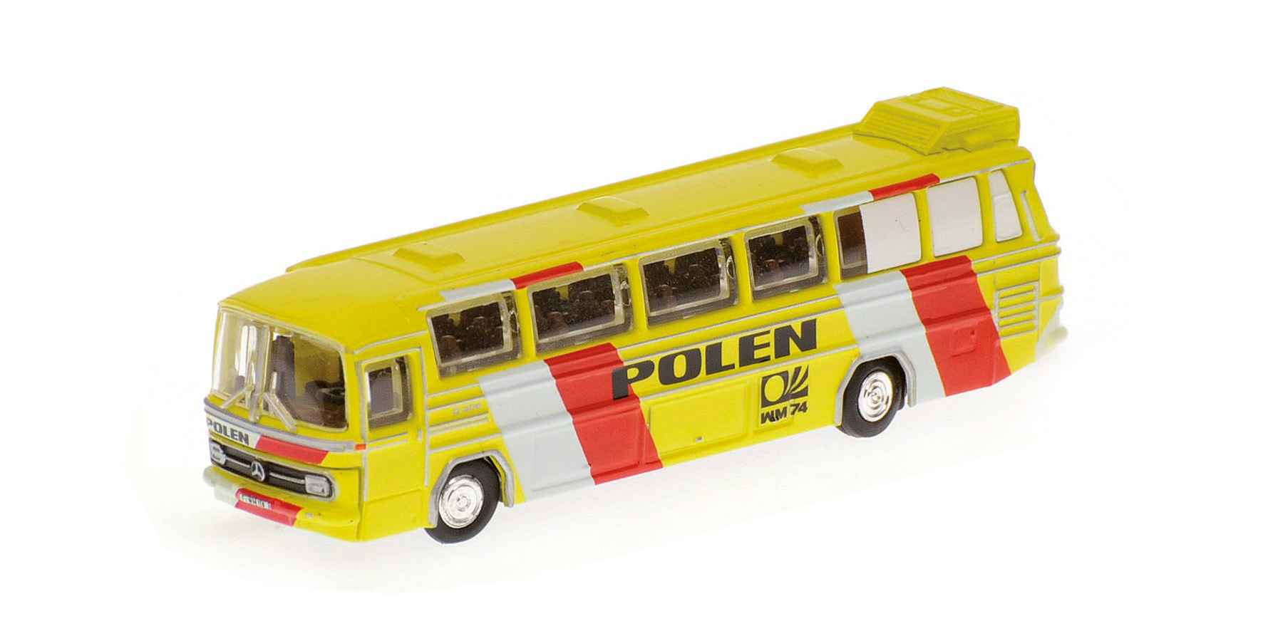 MERCEDES-BENZ O302 (LHD) - FUSSBALL-WELTMEISTERSCHAFT 1974 - MANNSCHAFTSBUS 'POLEN'
