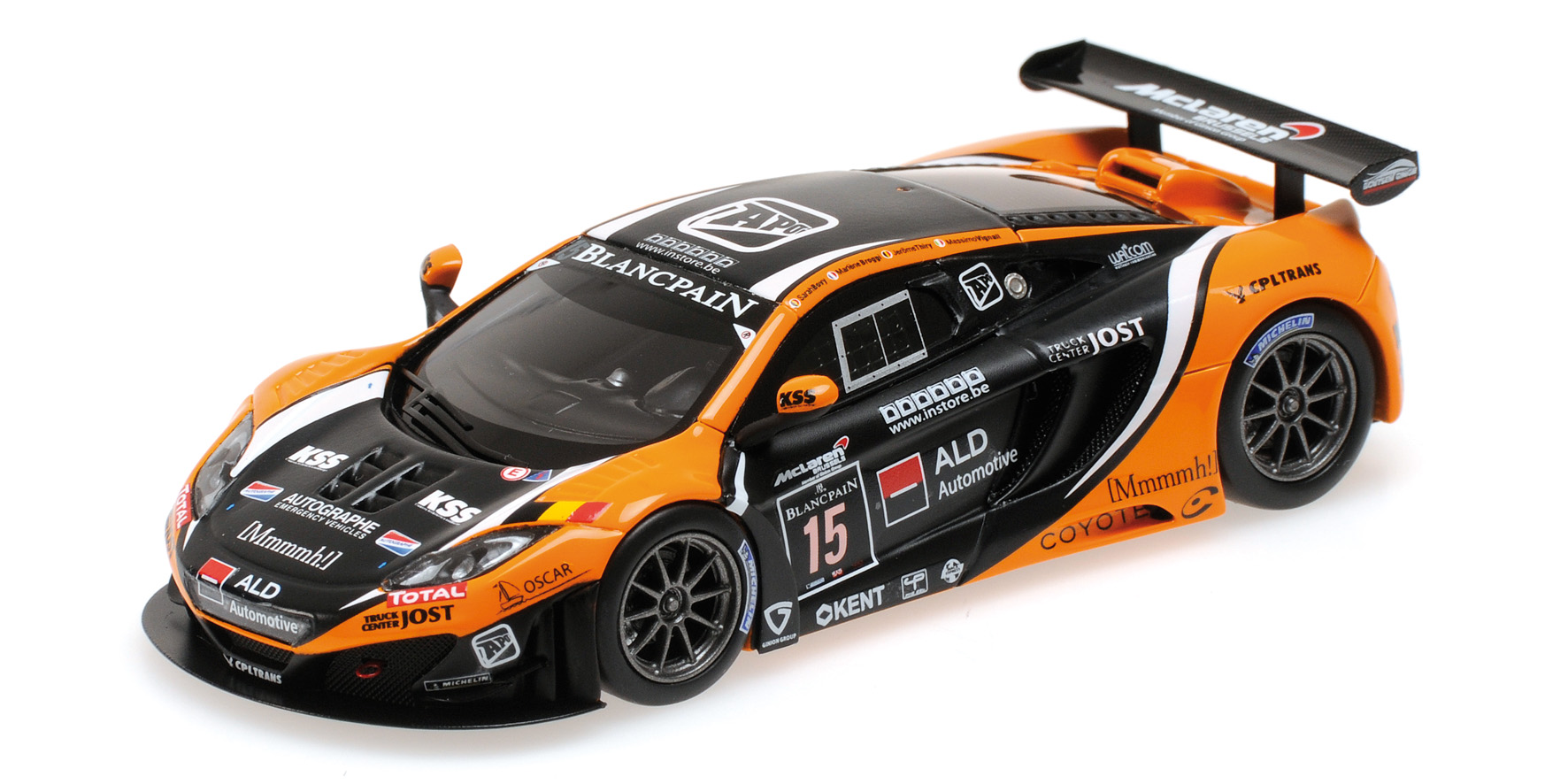 MCLAREN 12C GT3 - BOUTSEN GINION RACING - BOVY/BROGGI/THIRY/VIGNALI - 24H SPA 2012