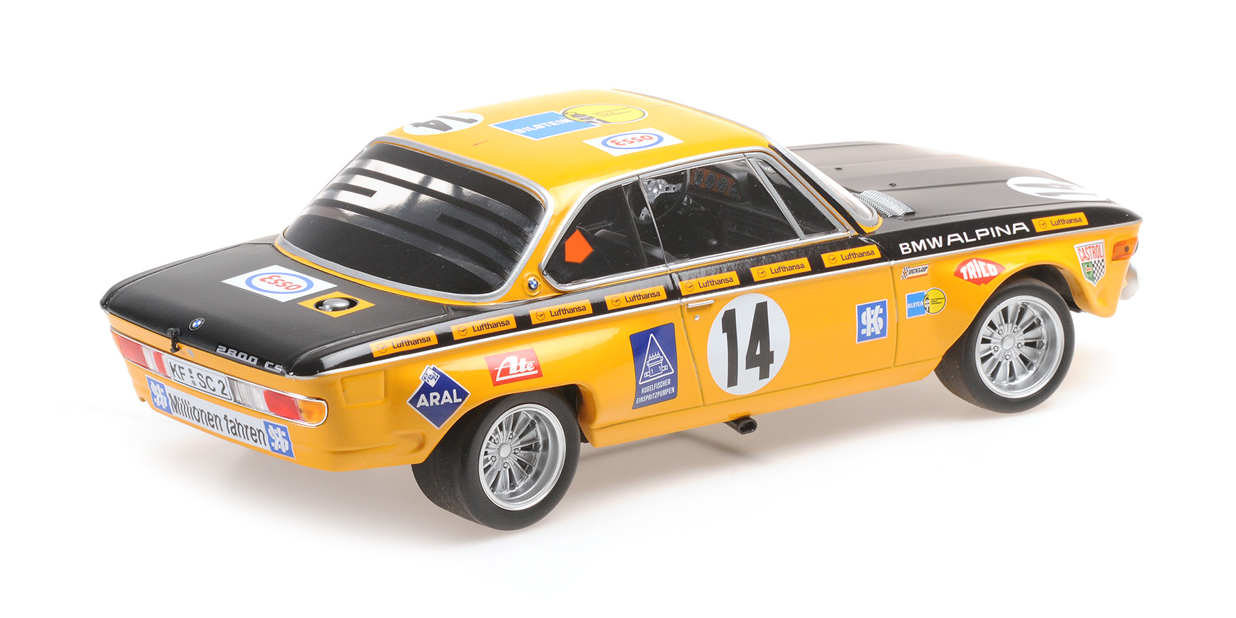 BMW 2800 CS - BMW ALPINA - HUBER/KELLENERS - WINNERS 24H SPA-FRANCORCHAMPS 1970