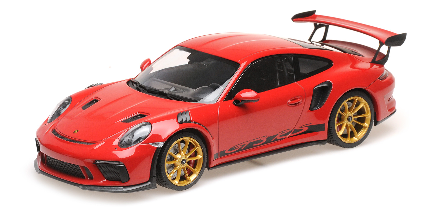 PORSCHE 911 GT3RS (991.2) - 2019 - RED W/ GOLDEN WHEELS