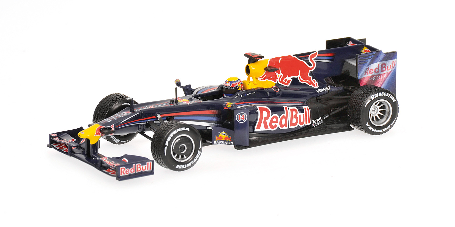 RED BULL RACING RENAULT - RB5 - MARK WEBBER - 2ND CHINA GP 2009 - WITH RAIN TYRES
