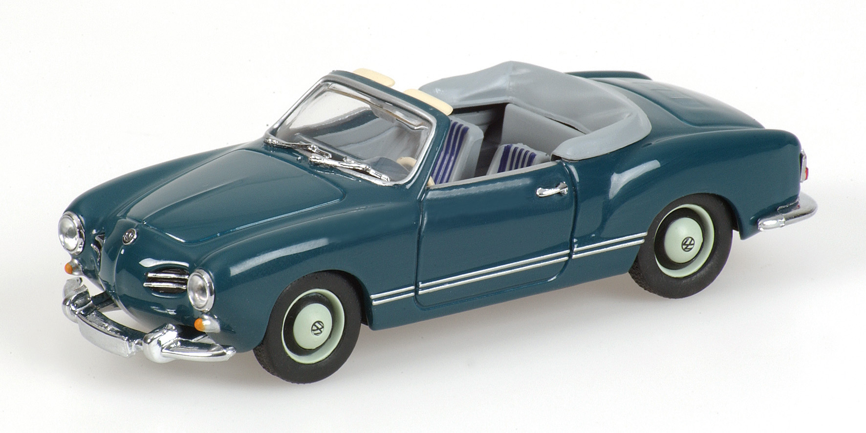 VOLKSWAGEN KARMANN GHIA CABRIOLET - 1957 - BLUE