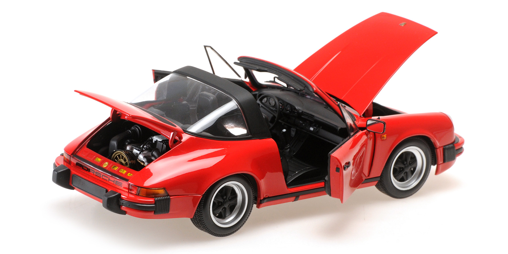 PORSCHE 911 CARRERA 3.2 TARGA - 1983 - RED