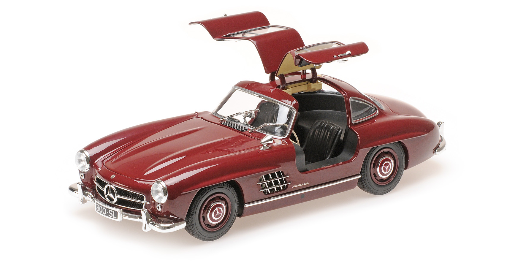 MERCEDES-BENZ 300 SL (W198) - 1955 - DARK RED
