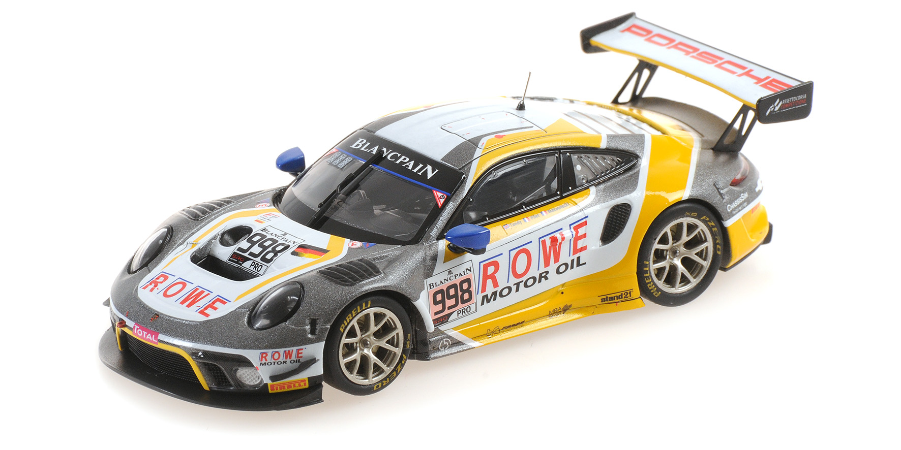 PORSCHE 911 GT3 R (991.2) - ROWE RACING - MAKOWIECKI/PILET/TANDY - 2ND PLACE 24H SPA 2019