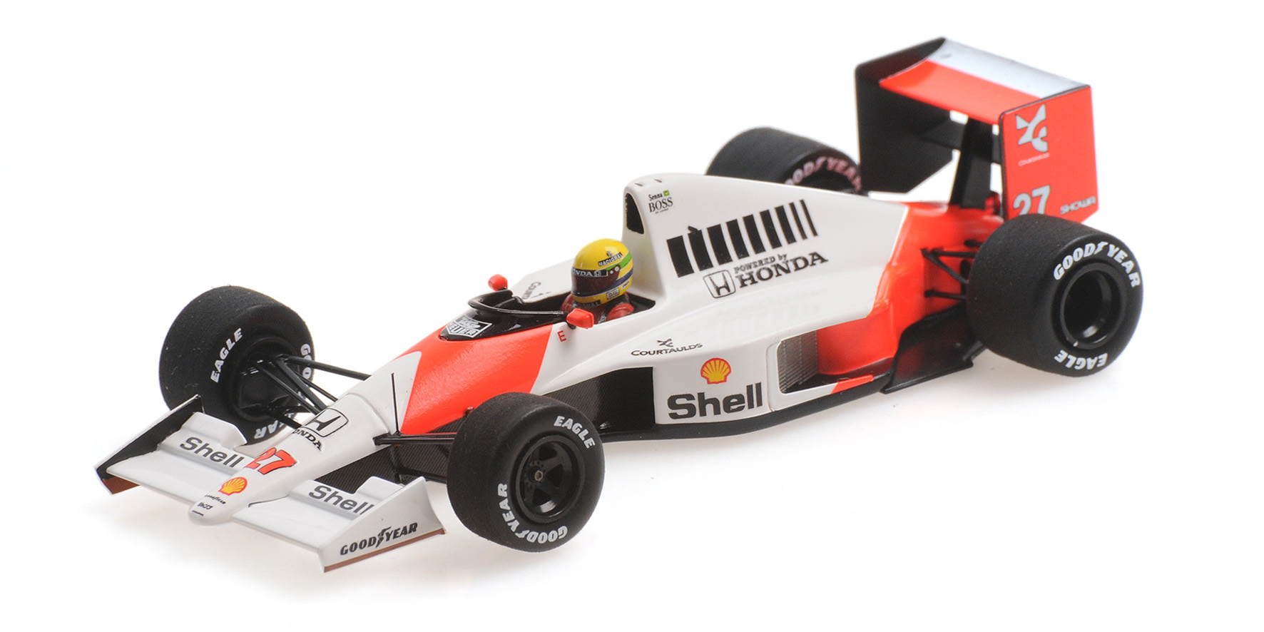 MCLAREN HONDA MP4/5B ELEVATED NOSE CONE TEST CAR - AYRTON SENNA - MONZA 1990