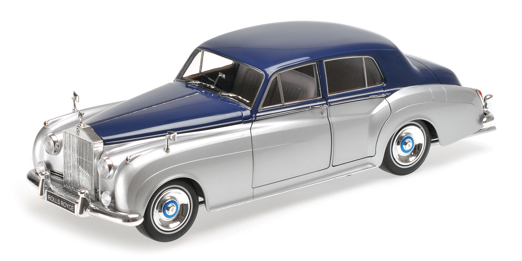 ROLLS ROYCE SILVER CLOUD II - 1960 - SILVER/BLUE
