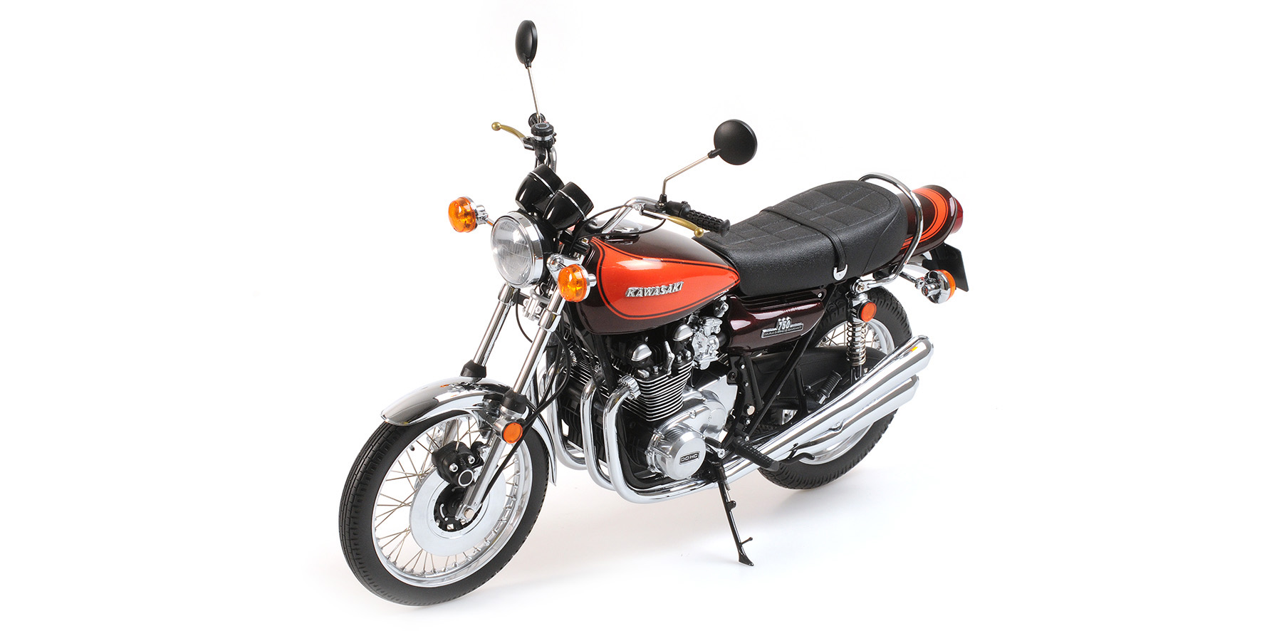 KAWASAKI Z2 750 RS 'SUPER 4' - 1973 - BROWN/ORANGE